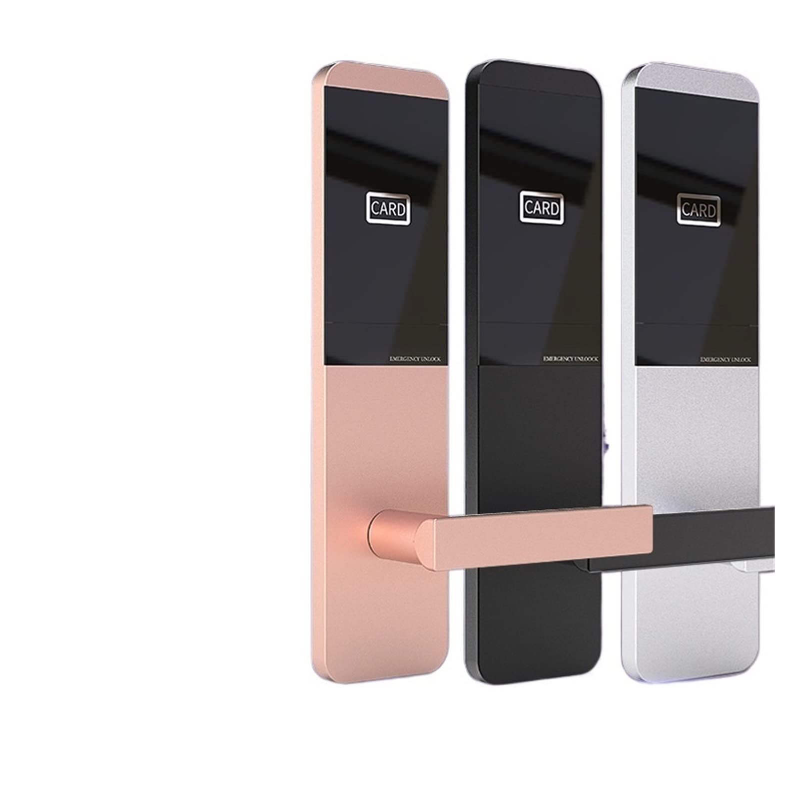 VChics Serratura intelligente per porte, Serratura della porta magnetica di fascia alta serratura a induzione Intelligente Electronic Card Lock Apartment Homestay Rental Hol Hotel Swipe Blocco(C)