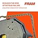 FRAM FT1217B Automotive Replacement Internal Transmission Cartridge Filter for Select Model Years