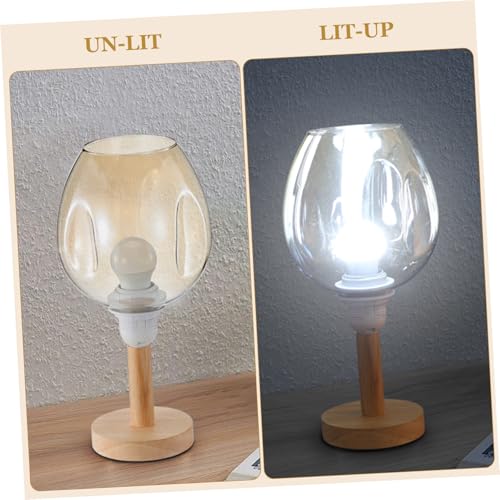 Image of Housoutil Glass Globe Lamp Shade Clear Glass Shade Ball Lamp Cover Replacement Lampshade for Ceiling Pendant Wall Sconce Light