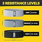 Fabric Resistance Bands for Legs - Workout Bands Resistance Bands for Men and Women - Booty Bands for Working Out - Exercise Bands Resistance Bands Set - Elastic Bands for Exercise - Image 2