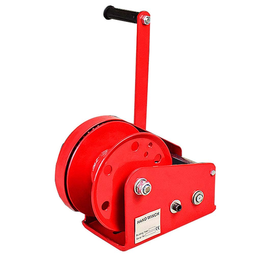 Buy FZYE Hand Winch, Hand Winch with Cable and Safety Hook, Gear Hand