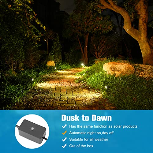 Volisun Timer Landscape Spotlights With Transformer,Low Voltage Landscape Lights,Dusk To Dawn,Outdoor Uplights Ip65 Waterproof,Comparable To Solar Spotlight,For Trees/Pathway/Garden/Flags(6 Pack) #TOP1