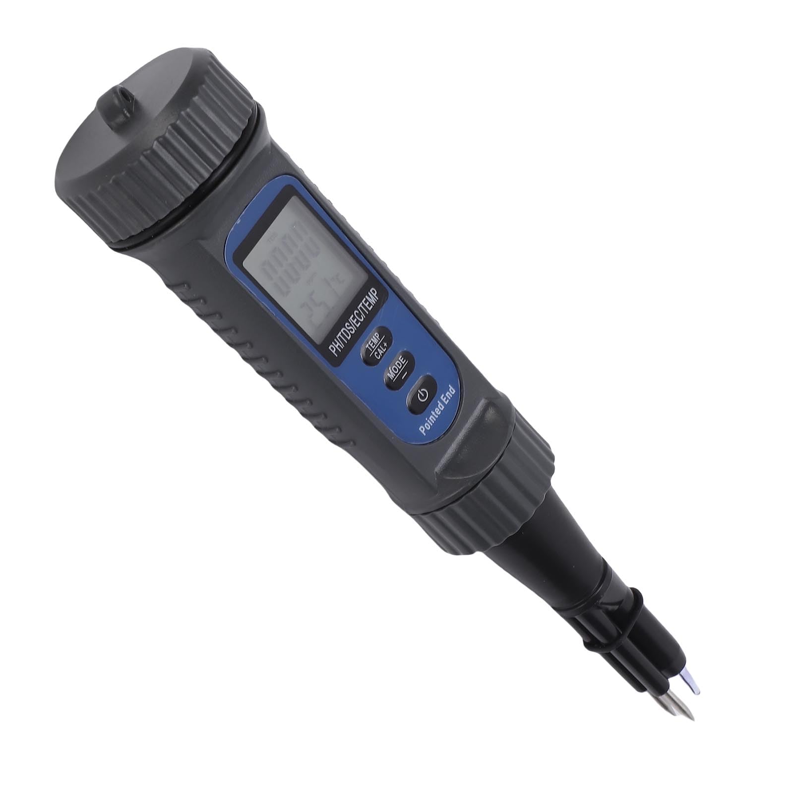 Qcwwy Probador de PH de Masa Madre Medidor de PH 4 en 1 Probador de Temperatura Digital EC TDS de Alta Precisión para Alimentos Queso Carne Tierra Masa Madre Cosméticos Artículos para el Hogar