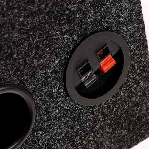Boîtier de subwoofer voiture UKCOCO en bois foncé acoustique performant - 6