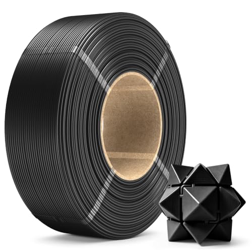 Image of SUNLU PLA+2.0 3D Printer Filament Refill 1.75mm, 1KG Black