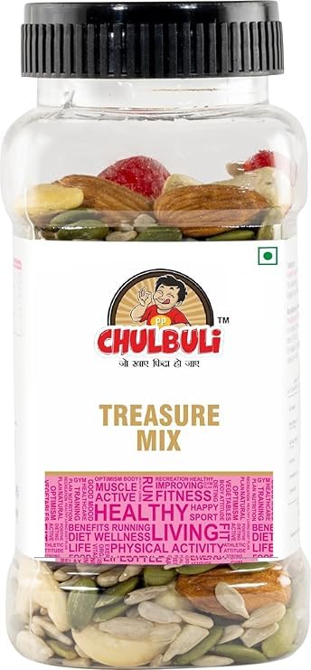 "PP CHULBULI Superfood Seed Combo Pack of 7 | Mix Seed s, Sunflower, Pumpkin, Treasure Mix, Water Melon, Rosted Flex, Rosted Pumpkin | 200g Each | Vegan, Gluten-Free, Health & Fitness" 3