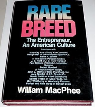 Hardcover Rare Breed: The Entrepreneur, an American Culture Book