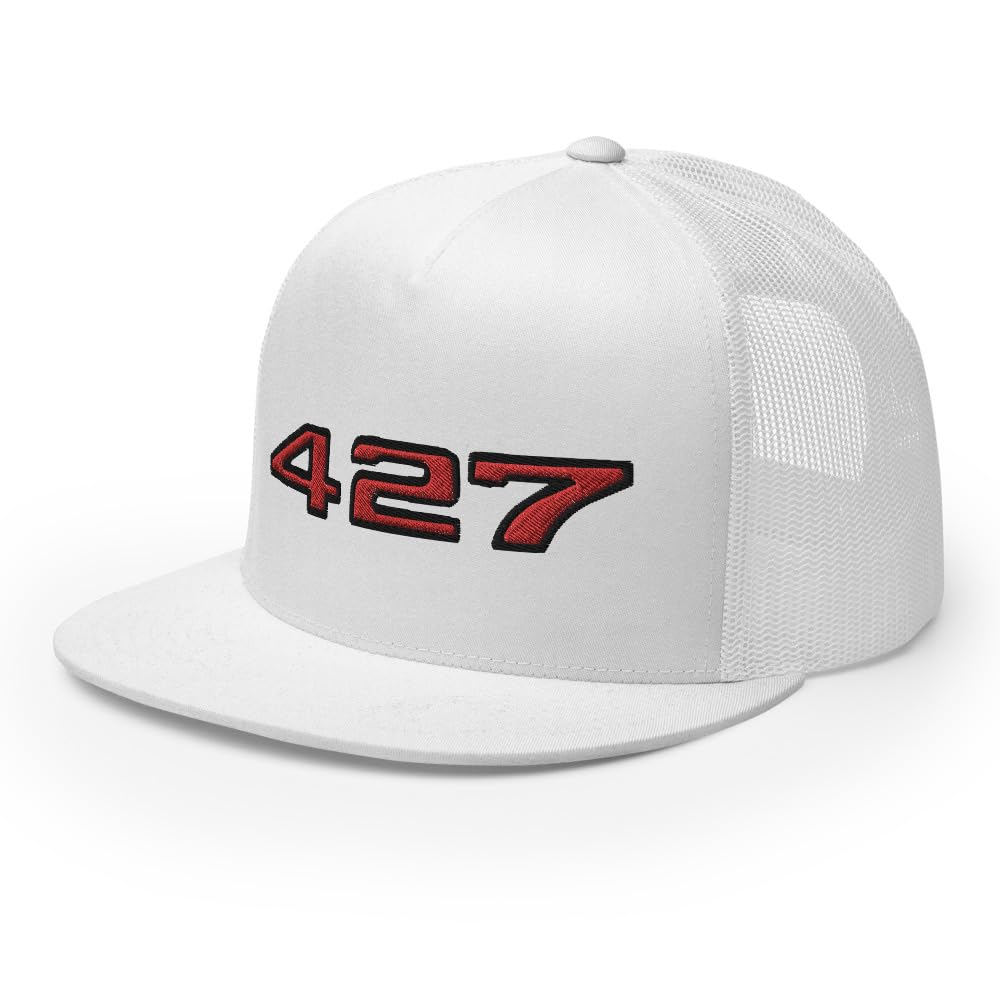 Chevy 427 silnik klasyczne samochody emblemat niestandardowa haftowana 5-panelowa czapka typu trucker czapka snapback