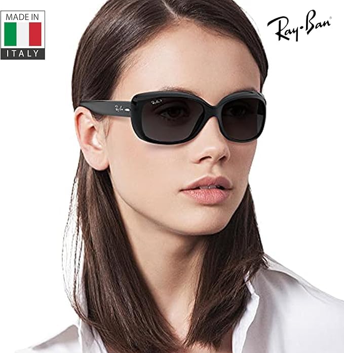 Image of Ray-Ban RB4101 JACKIE OHH TRANSPARENT Butterfly Shaped Sunglasses for Women with Official RAYBAN Eyewear Kit