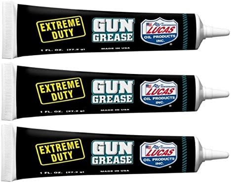 3 - Lucas Extreme Duty Gun Grease 1oz Tube 10889 Lube Oil