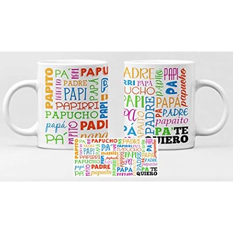 Taza de cerámica felicidades Papa Cover
