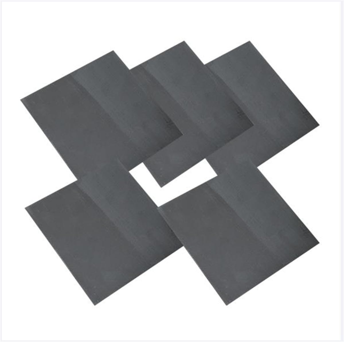 YTSMZX Graphite Sheet Carbon Sheet 99.99% Pure Sheet Plate Graphite Electrodes Electrode Plate Pure Electrolysis Plate,Length 50mm Width 50mm,Thickness 0.5mm to 10mm,Thickness 10mm 5pcs