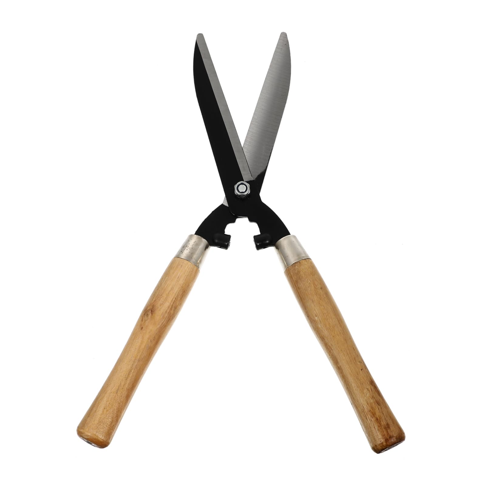 Abaodam Sécateur de Jardin en Acier à Haute Teneur en Carbone, Poignée en Bois, Coupe Facile, Design Ergonomique pour Tailler Haies et Branches