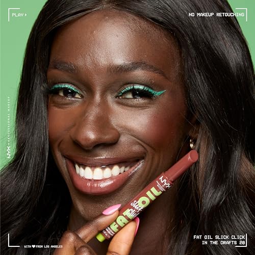 Nyx Professional Makeup Fat Oil Slick Click Lip Balm, Everyday Wear Non-Sticky Buildable Lip Oil, Verified - 7