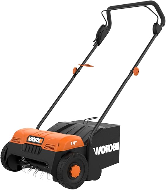 WORX WG850 12 Amp 14 Inch Corded Electric Dethatcher