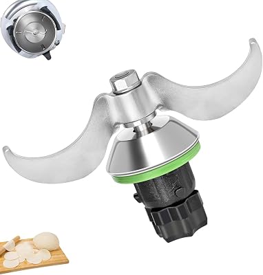 Teigmesser für Thermomix TM7 TM6 TM5, Edelstahl Teigmischmesser, Messer für Vorwerk Thermomix TM5 TM6, Ersatzteile für Thermomix Mixmesser Ersatz Zubehör, Kein Teig Rückstand und Schmutzkontamination