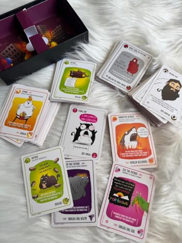 Image of VOLCANO Party Pack Board Game for 2 to 10 Players, Ages 7+, 15 Minutes to Play, 120 Card High Stakes Family and Adult Card Game