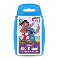 Top Trumps Lilo & Stitch Classic Educational Card Game About Lilo & Stitch - Learn Facts & Play! - 2+ Players Aged 6+