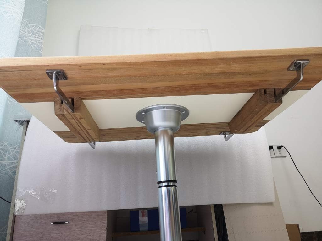 JZ Slide Folding Teak Table Top with Nautic Star 3 Sizes Marine Boat RV Caravan (TS35100+P3)