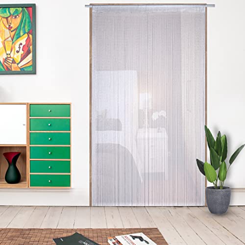 Vagasi 2 Tende 100 x 200 cm Pannelli divisori per interni Glitterata Tende per porta finestra Divisorio di Stanze