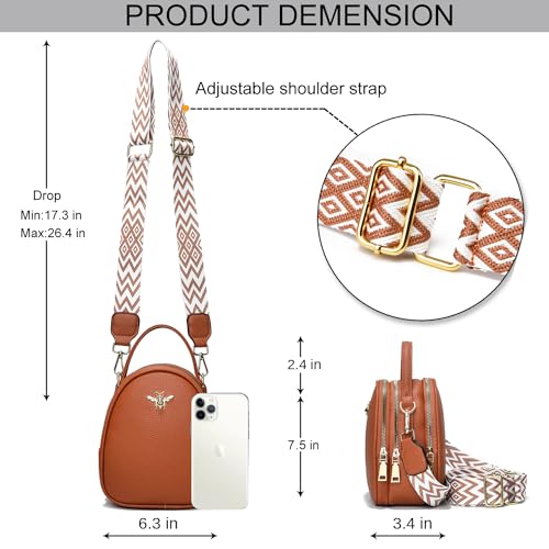 Image of Lightweight Small Crossbody Bags Shoulder Bag for Women Stylish Ladies Cell Phone Purse and Handbags Wallet