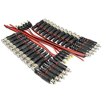 Smart Eye Bnc pin 20 + Dc pin 10 + RC pin 10 for CCTV Camera