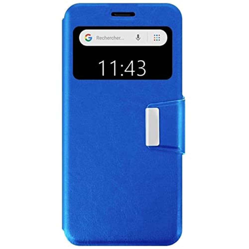 Ipomcase Coque Protection Pochette pour Samsung Galaxy J5 2015, Bleu