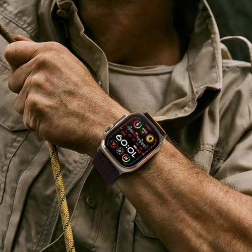 Image of Suitisbest Sport Bands Compatible with Apple Watch Ultra Band 49mm 45mm 44mm 42mm 38mm 40mm 41mm Men Women, Stretchy Nylon Sport Loop Strap with S-Hook for iWatch Series Ultra SE 9 8 7 6 5 4 3 2 1