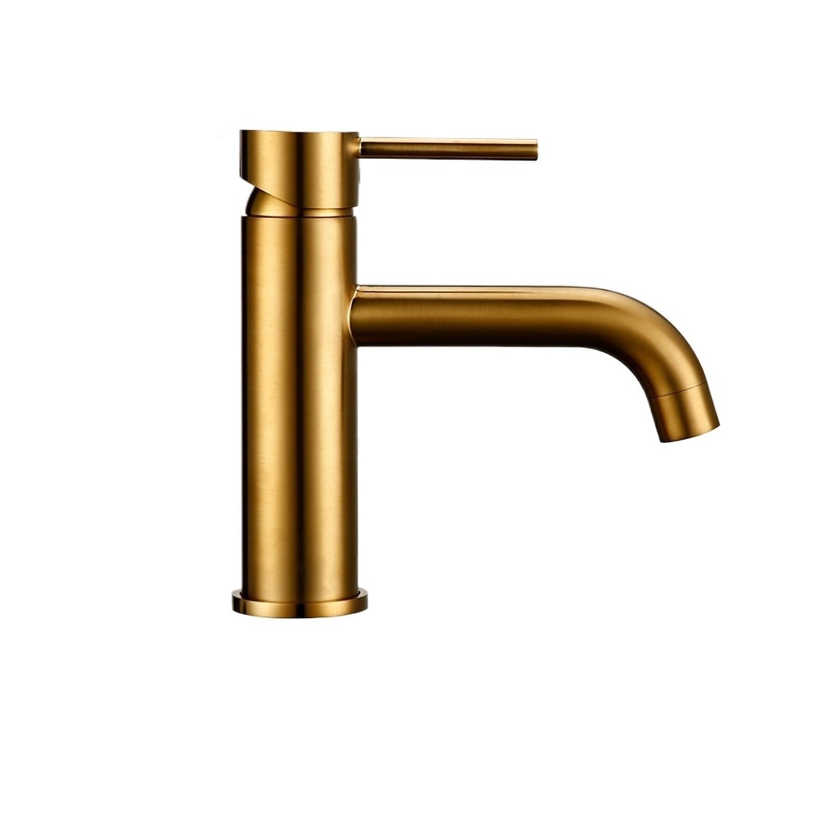 Weokdfha Green Basin Faucet Brushed Gold Basin Faucet Solid Brass Hot And Cold Water Mixer Sink Tap Deck Mounted Bathroom Taps(Green)
