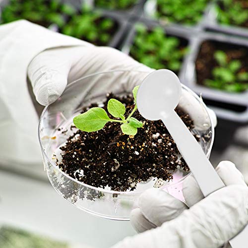 POPETPOP 100 Stks Mini Plastic Schepjes Maatlepels Lab Kleine Lepels Met Lange Steel Voor Poeders - Image 4