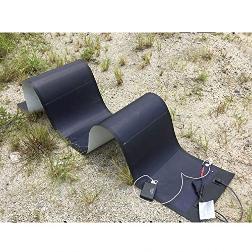 Flexible Solar Panels Thin Film Power Generation Roof roof Power Generation System 12V 75W Mobile Phone Charging Winder