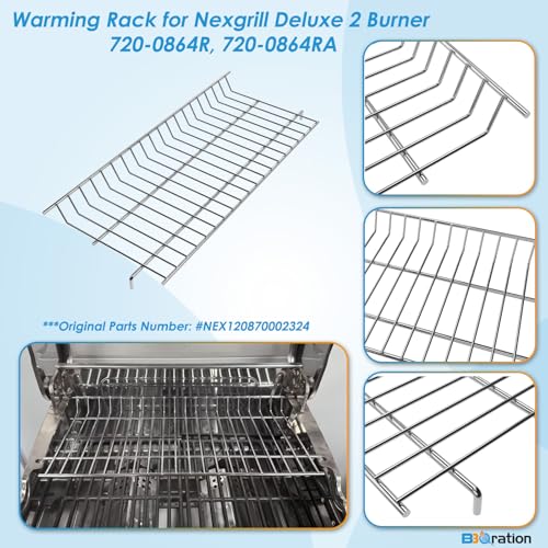 Image of Warming Rack for Nexgrill Deluxe 2 Burner 720-0864R 720-0864RA