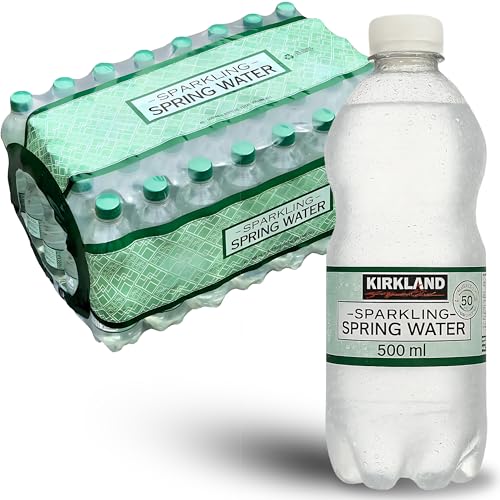 Multipack 500ml Sparkling Spring Water Compatible With Kirkland Spring Water Bulk Wholesale Deal Hydration Pack For Everyday Use (20 Pack (20x 500ml))