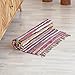 HOMEMONDE Chindi Runner Rug with Tassels 2'x6' Multicolor Recycled Cotton Hand Woven Reversible Boho Rugs for Kitchen, Bedroom, Living Room, Entryway