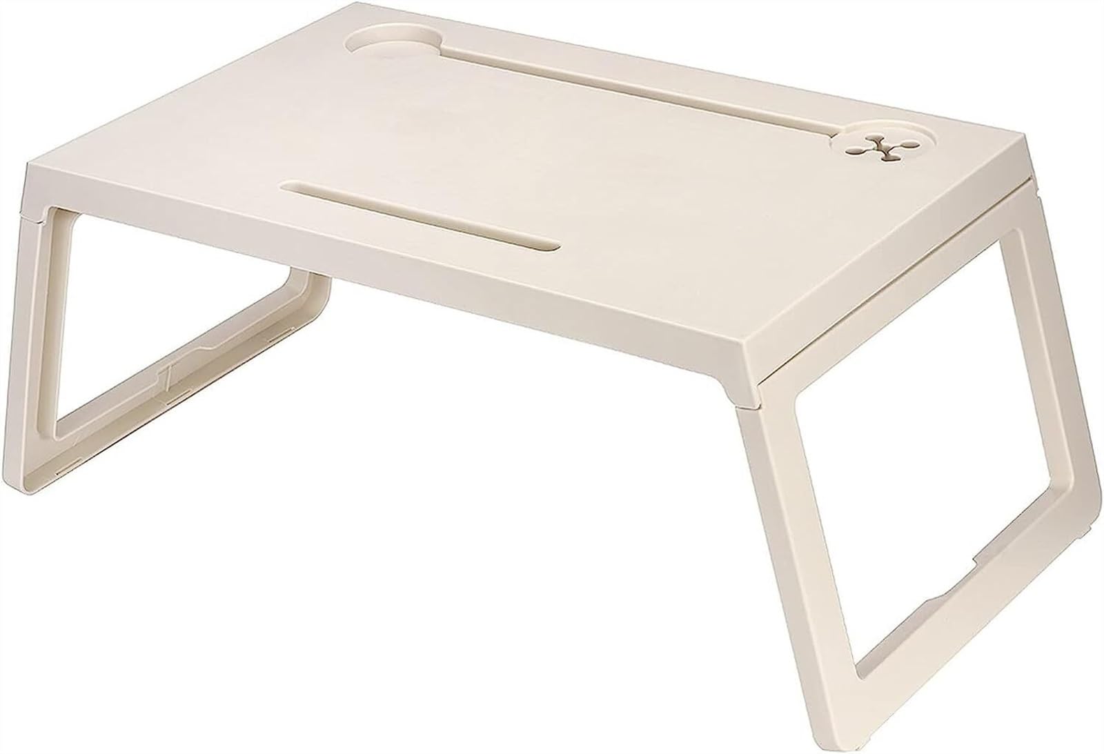 ELzEy Supporto da scrivania regolabile for laptop Lapdesk ergonomico in alluminio portatile for divano letto TV Supporto da tavolo for notebook con (Color : Beige)