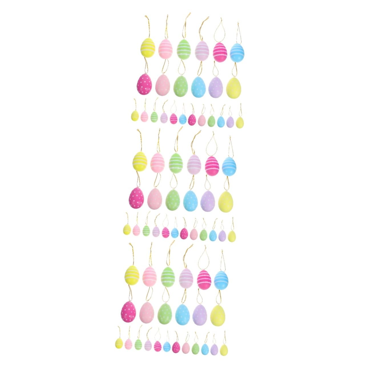 Amosfun 3 Sätze Ostereier Plastikenten Easter Ei-dekorationsset Geldgeschenke Zu Ostern Egg Maging Festival-Szene Hängende Deko-stütze Ostern Einzigartiges Ostervorräte Stück * 3