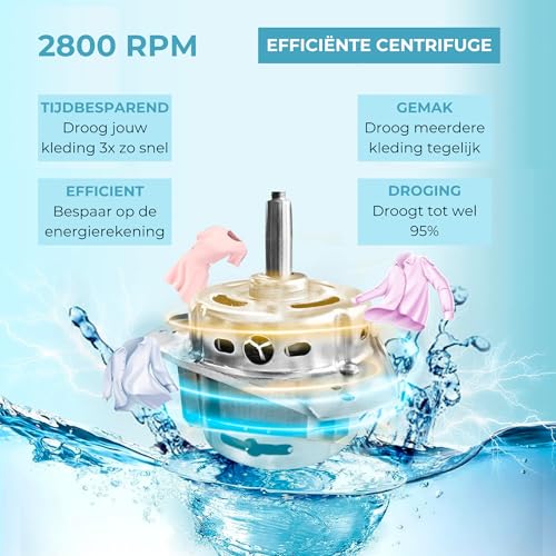Centrifugeuse pour linge Lodgy mini sèche-linge essoreuse sèche inox AAA+ - 2