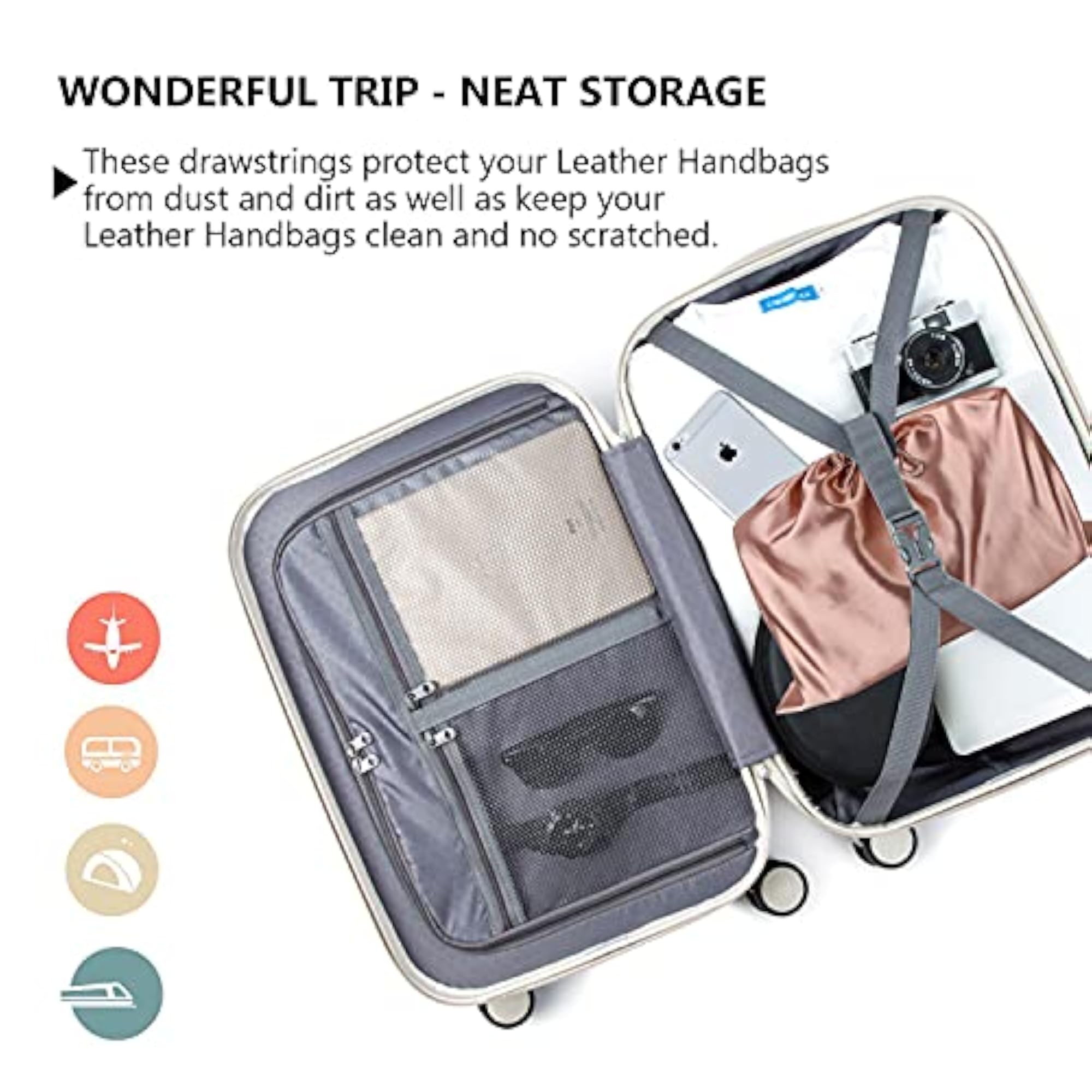 Silk Cloth Dust Cover Storage Bags for Handbags & Shoes