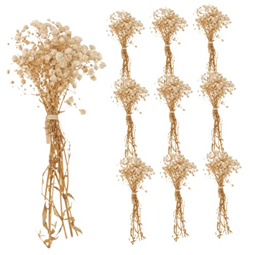 Ramo seco GARVALON Babysbreath natural decorativo miniatura 1