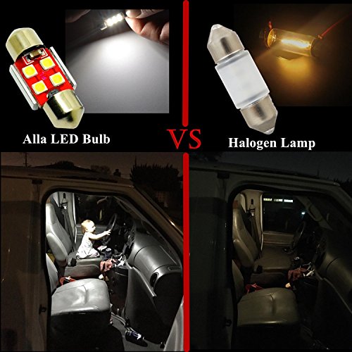 Alla Lighting 4x 800 Lumens LED Bulb CAN-BUS Xtreme 6000K miniatura 3