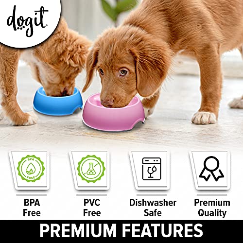 Dogit Hunde Antischling Napf, Hundenapf, 140ml, pink