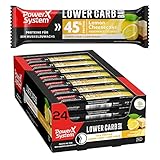 Power System LOW er CARB Protein Riegel mit 45% Eiweiss - Bar 24 x 40g (Lemon-Cheesecake)