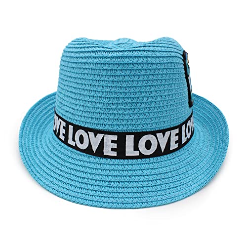 Image of VRITRAZ Baby Boy's and Girl's Kids Children Cute Printed Cartoon Gift Summer Fancy Dress Straw Fasion Hat Cap 1