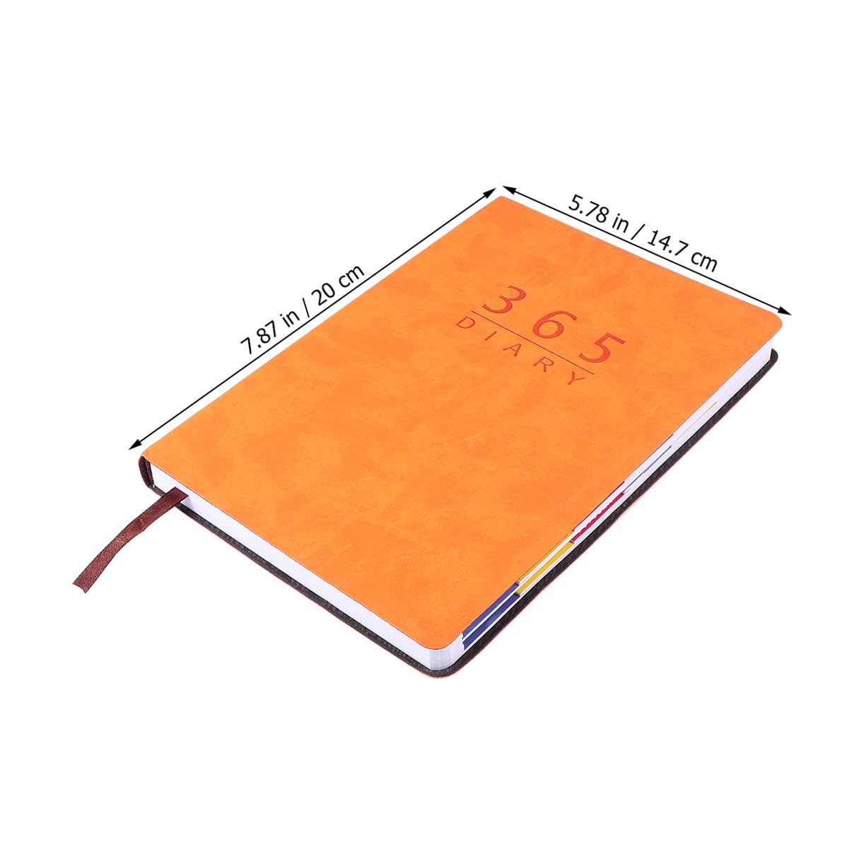 VILLCASE 3piezas Plan Book Naranja Cuaderno De Planificación Práctico Para y Agenda Escolar y Escuela