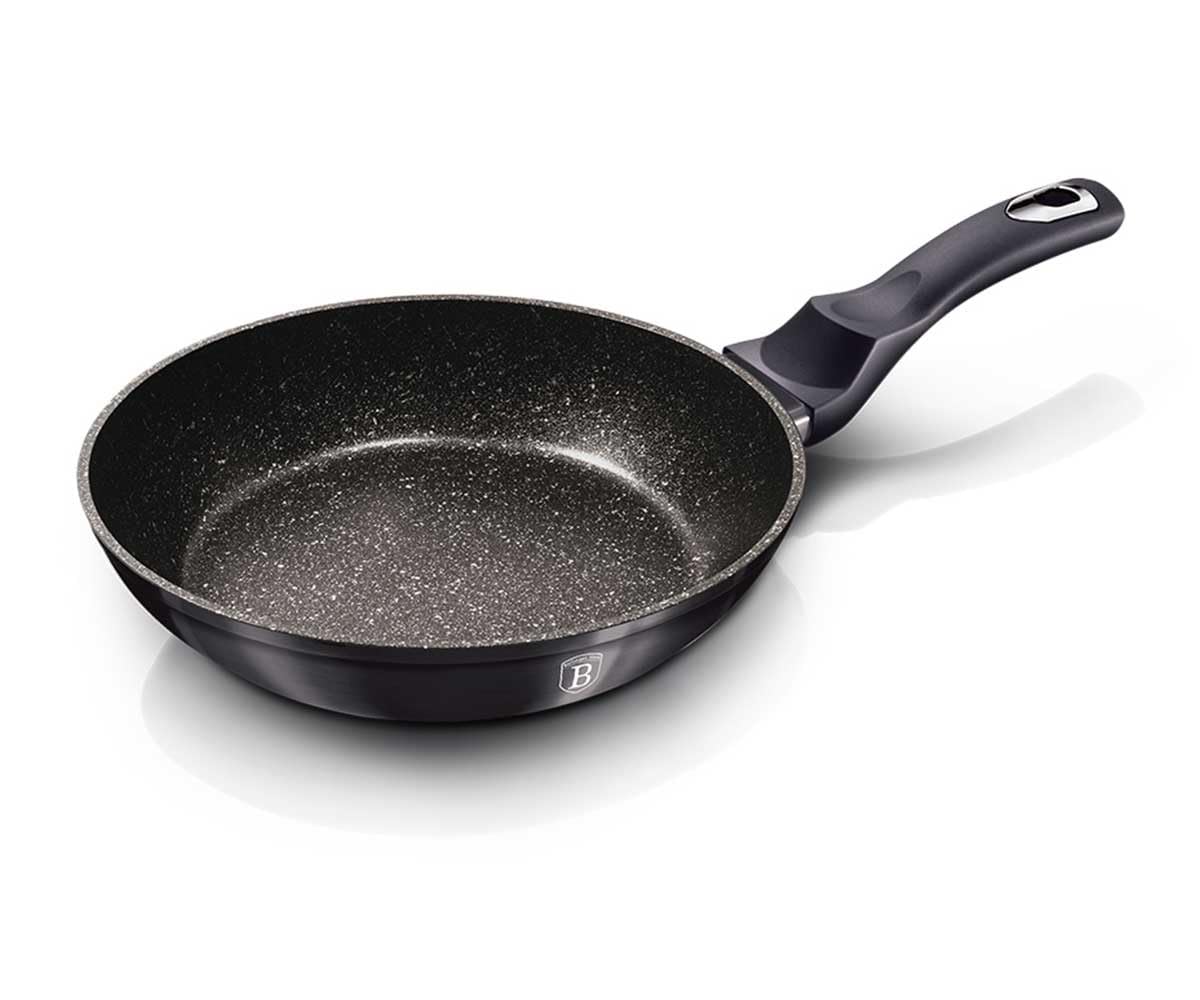 Berlinger Haus Black Carbon Pro 10 szt. zestaw naczyń do gotowania aluminium nieprzywierające garnki patelnie indukcyjne