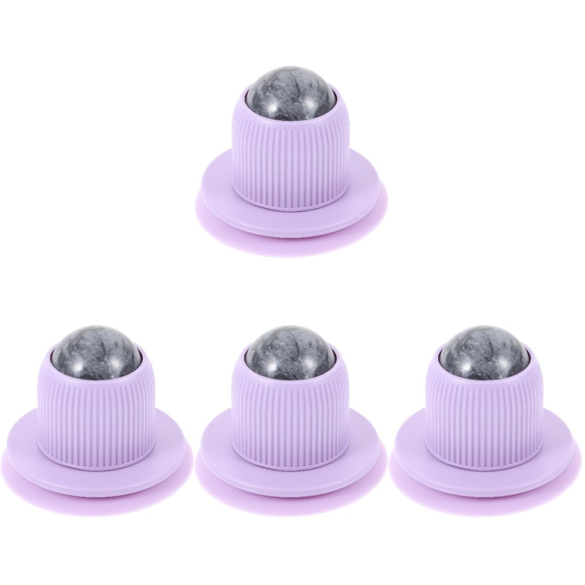 Ipetboom 4pièces Massage Cup Roller Boule De Massage Relaxante Pour Muscles Fatigue Compact Et Portable Pour Épaules Cou