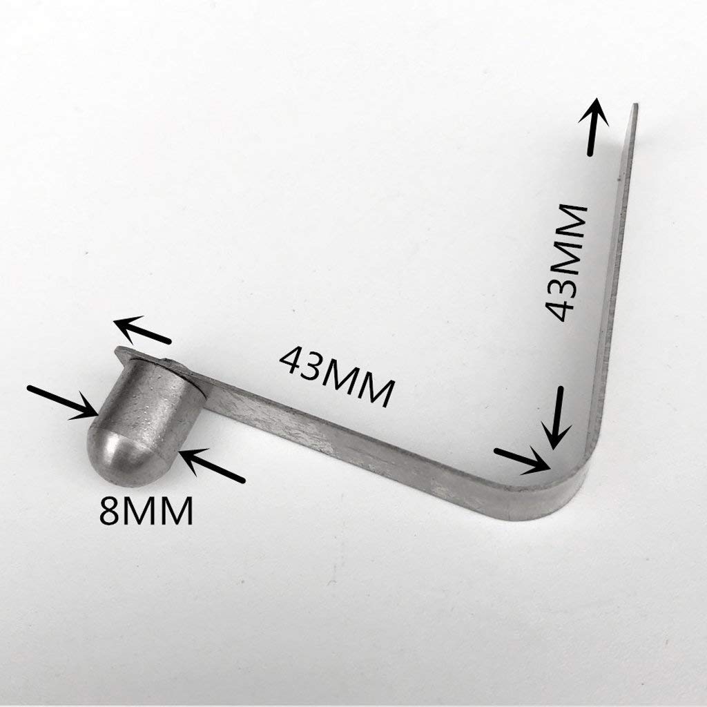 Lot De 6 Clips à Ressort En Acier Inoxydable – Pour Tubes Ronds Ou Carrés – Montage Télescopique Kayak, Tente, Structure