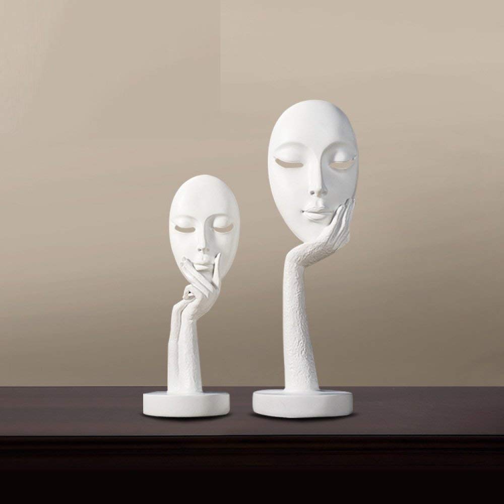 Statue de visage pensif | Idée cadeau collection art pour anniversaire et famille
