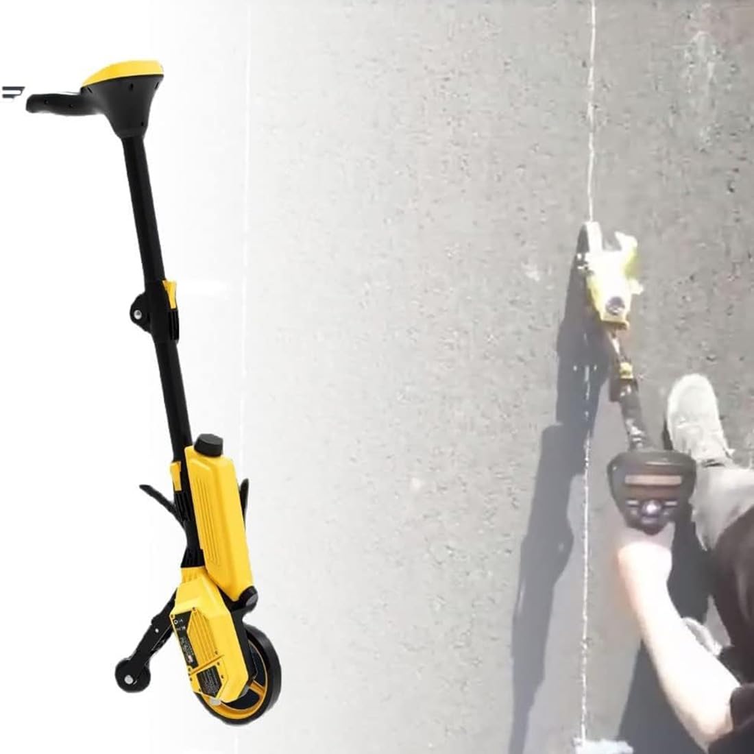 GTHTUHFD Line Striping Machine, Road Marking Applicator Spray Paint For Parking Lot, Driveway, Traffic Lane