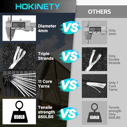 Hokinety PARACORD 100FT Rope 850 Lb thumb #3